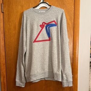 Carnival Cruise Line Crewneck Sweatshirt in Light Grey with Navy Logo